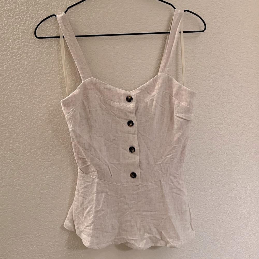 NWT Linen Top